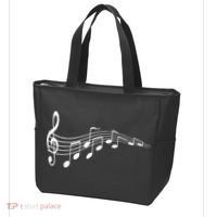 Musical Notes Music Dad Text In Treble Clef Tote Bag thumb 3
