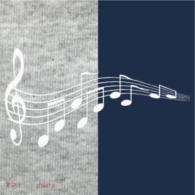 Musical Notes Music Dad Text In Treble Clef Kids Colorblock Raglan Jersey