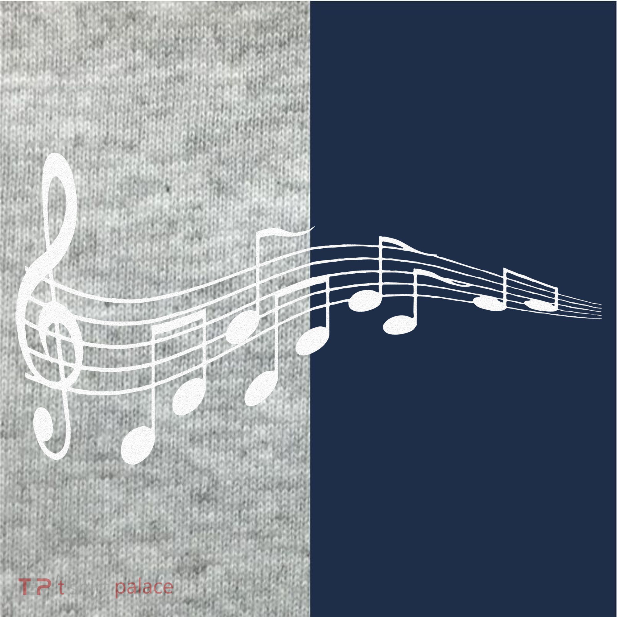 Musical Notes Music Dad Text In Treble Clef Kids Colorblock Raglan Jersey