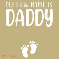 My New Name Is Daddy Happy Father Day Pregnancy Announcement T-Shirt thumb 7