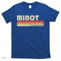 Minot Nd North Dakota Funny City Home Roots Gift Retro 80s Cute Gift T-Shirt thumb 0