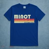 Minot Nd North Dakota Funny City Home Roots Gift Retro 80s Cute Gift T-Shirt thumb 5