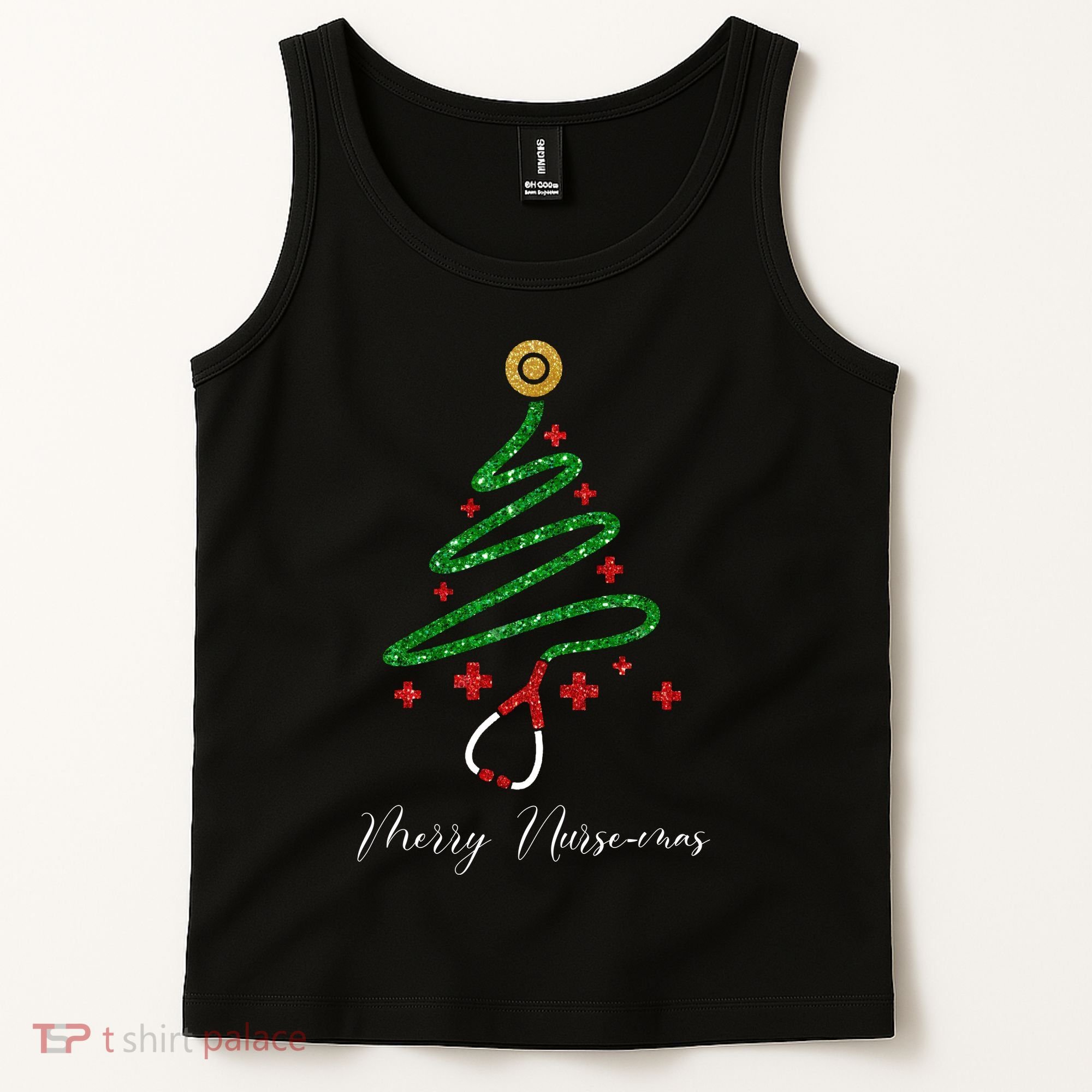 Merry Nursemas Nurse Christmas Tank Top