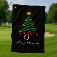 Merry Nursemas Nurse Christmas Golf Towel thumb 1