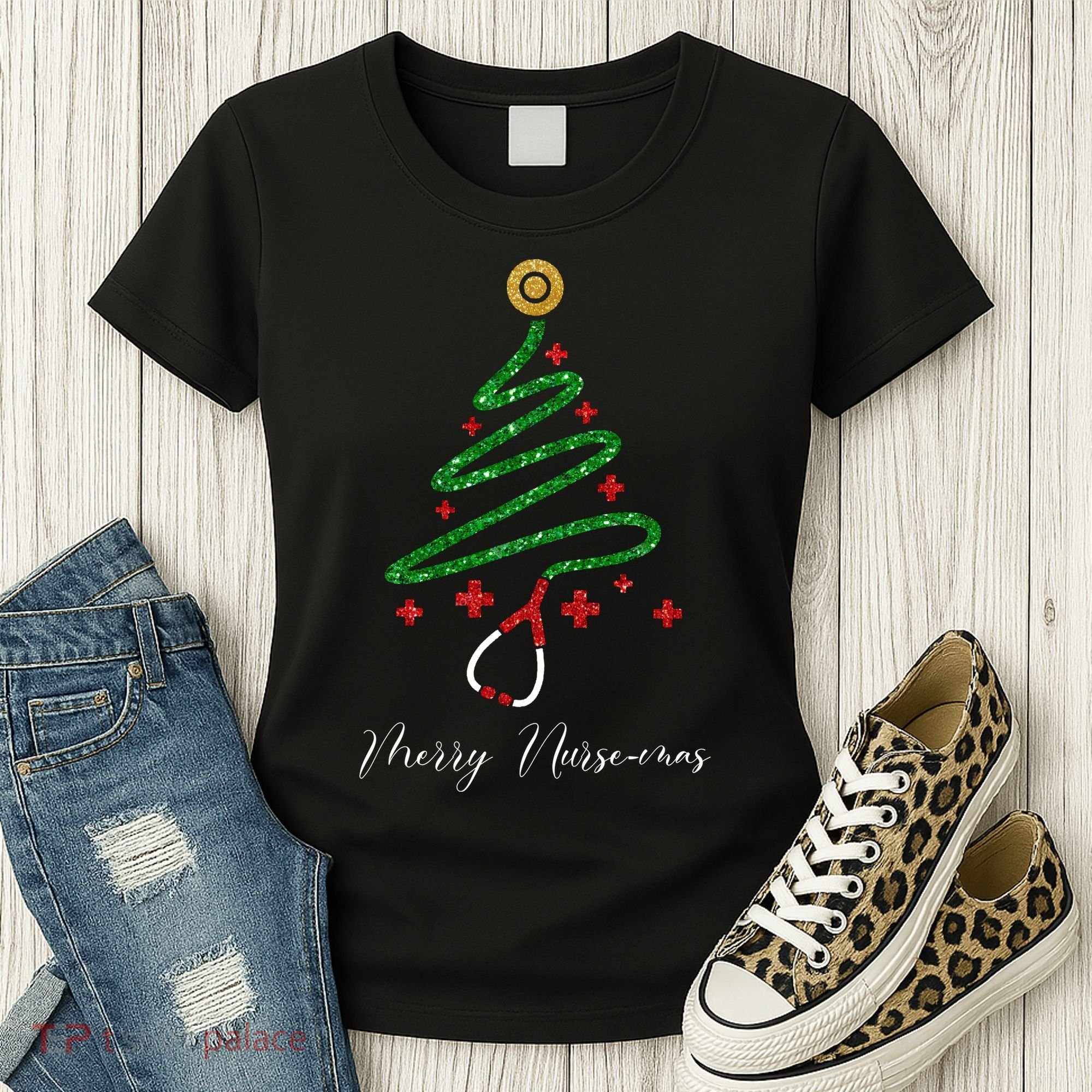 Merry Nursemas Nurse Christmas Women's T-Shirt