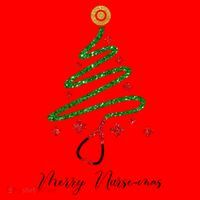 Merry Nursemas Nurse Christmas Santa Hat thumb 1