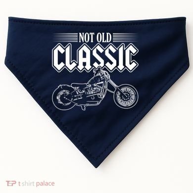 Motorcycle Not Old Classic Design Gifts USA-Made Doggie Bandana
