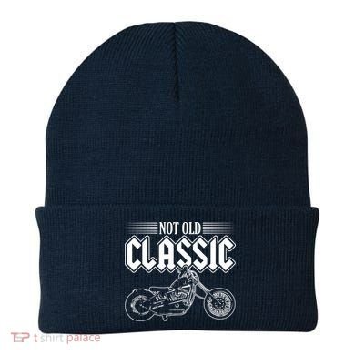 Motorcycle Not Old Classic Design Gifts Beanie