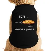 Maths Nerd Pizza Lovers Volume Formula Geek Math Teacher Doggie Tank thumb 0