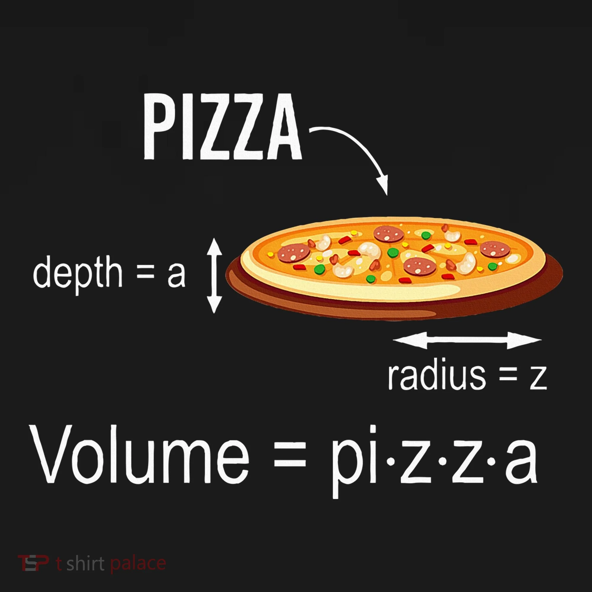Maths Nerd Pizza Lovers Volume Formula Geek Math Teacher Doggie Tank