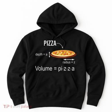 Maths Nerd Pizza Lovers Volume Formula Geek Math Teacher Hoodie