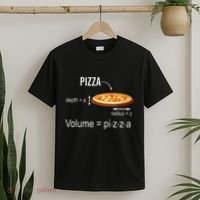 Maths Nerd Pizza Lovers Volume Formula Geek Math Teacher T-Shirt thumb 2