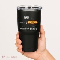 Maths Nerd Pizza Lovers Volume Formula Geek Math Teacher Tumbler thumb 2