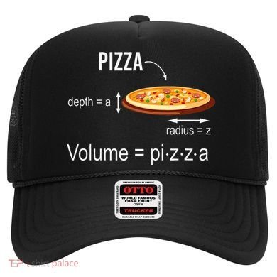 Maths Nerd Pizza Lovers Volume Formula Geek Math Teacher Hat