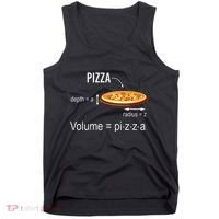 Maths Nerd Pizza Lovers Volume Formula Geek Math Teacher Tank Top thumb 0