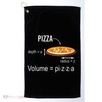 Maths Nerd Pizza Lovers Volume Formula Geek Math Teacher Golf Towel thumb 0