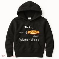 Maths Nerd Pizza Lovers Volume Formula Geek Math Teacher Kids Hoodie thumb 0