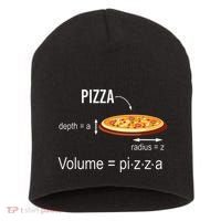 Maths Nerd Pizza Lovers Volume Formula Geek Math Teacher Short Acrylic Beanie thumb 0