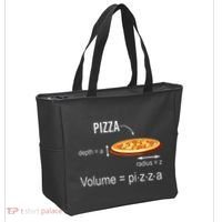Maths Nerd Pizza Lovers Volume Formula Geek Math Teacher Tote Bag thumb 2