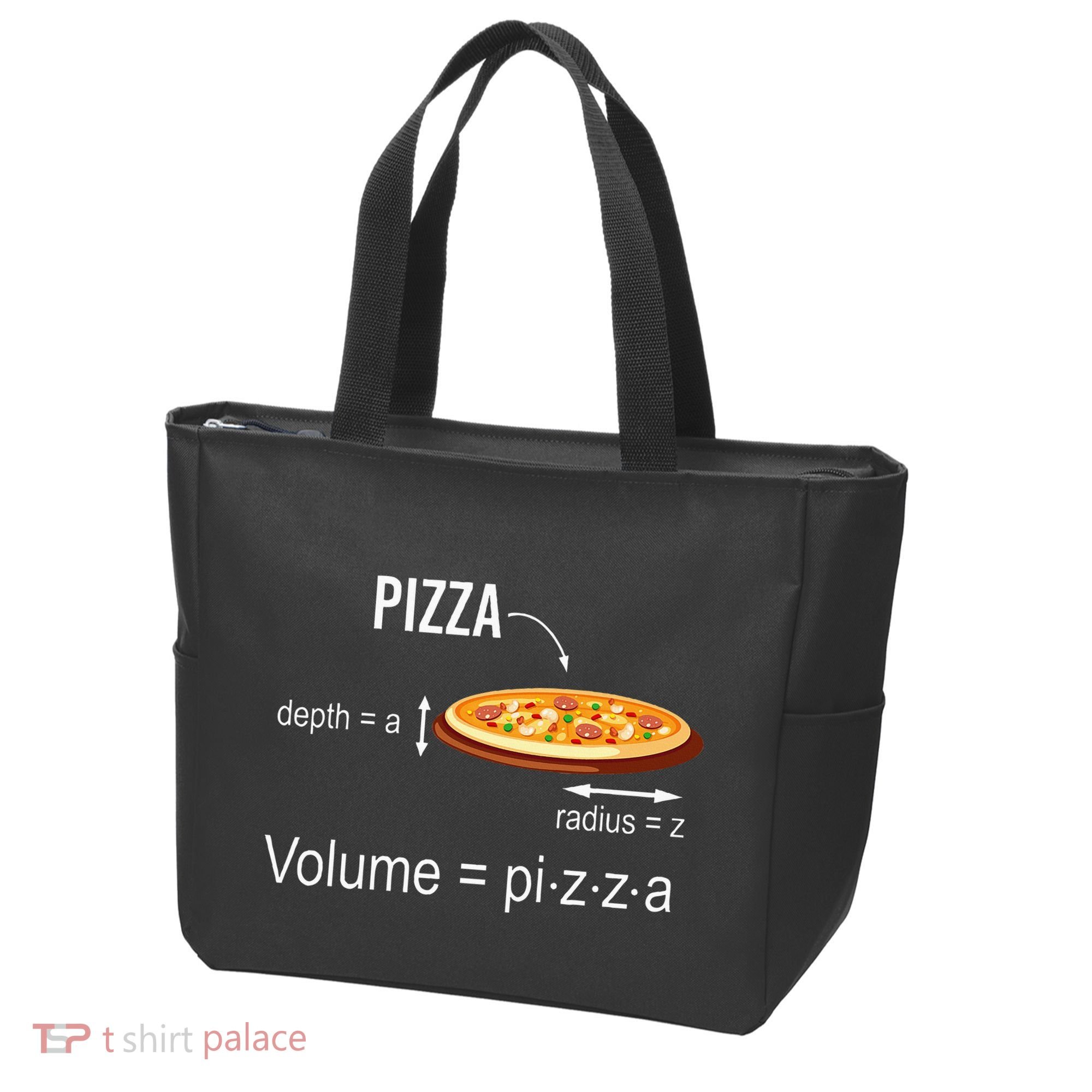 Maths Nerd Pizza Lovers Volume Formula Geek Math Teacher Tote Bag
