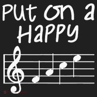Musical Notes Put On A Happy Face Cute Music Loving Beanie thumb 2