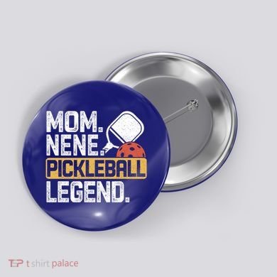 Mom Nene Pickleball Legend Vintage Gift Button