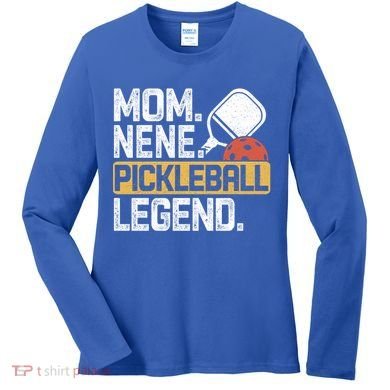 Mom Nene Pickleball Legend Vintage Gift Women's Long Sleeve Shirt