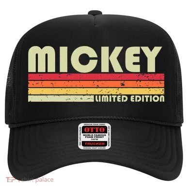 Mickey Name Personalized Retro Vintage 80s 90s Birthday Hat