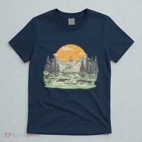 Mountain Nature Sunset Vintage T-Shirt thumb 5