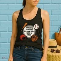 My Nephew Swings Hard But I Swing Hard Watch Ya Mouth Gift Women's Tank Top thumb 2