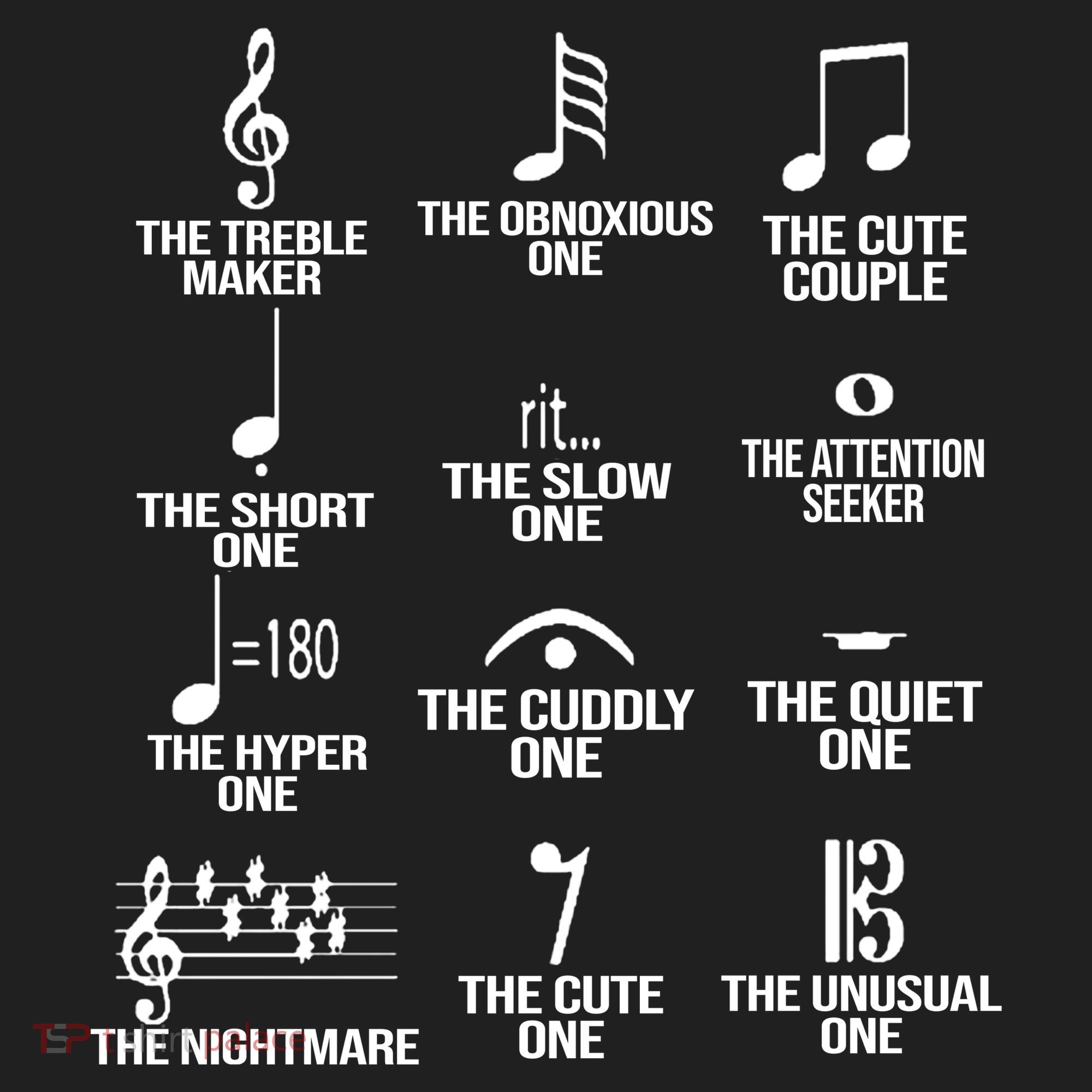 Musical Notes Symbol Humor Funny Women's Sweatshirt