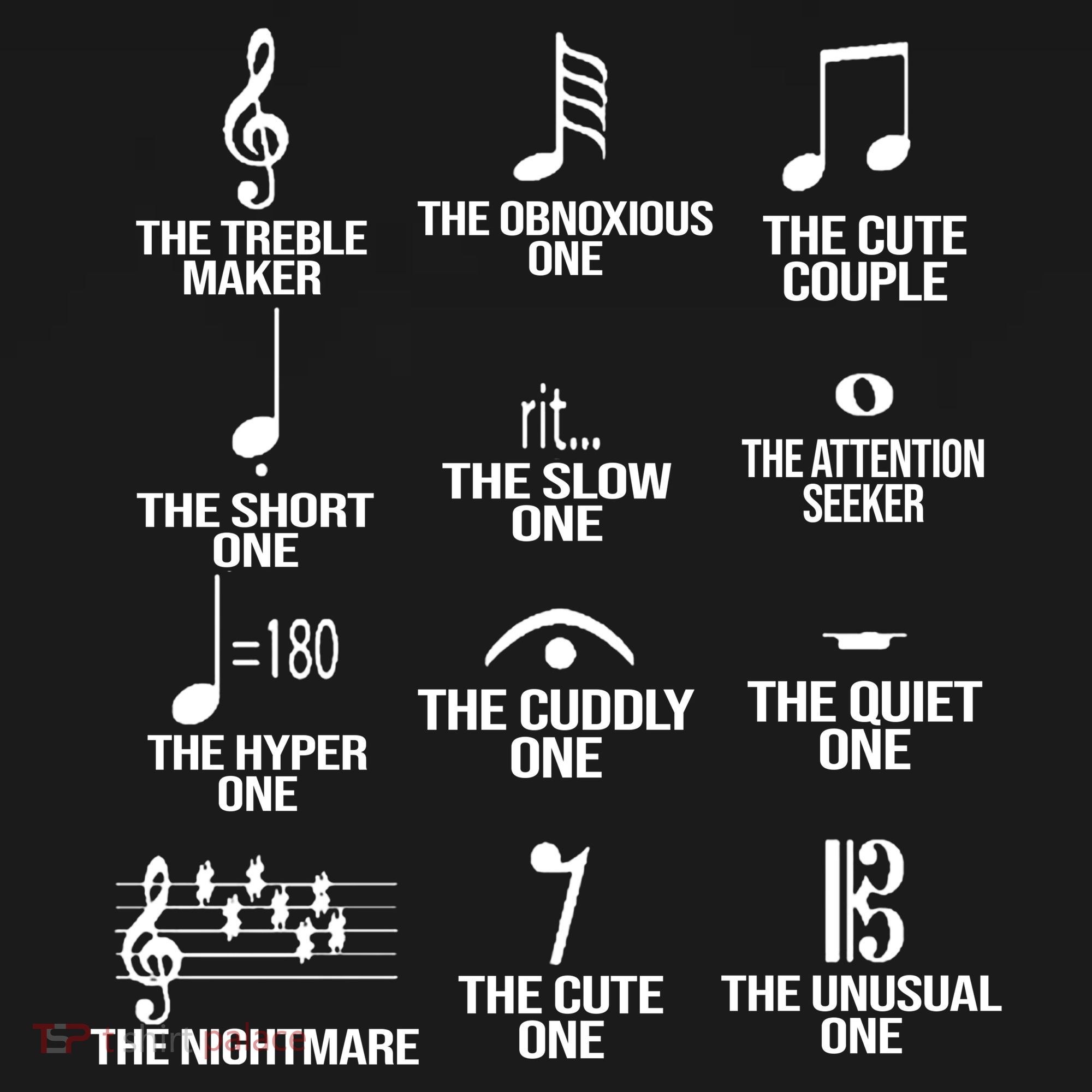 Musical Notes Symbol Humor Funny USA-Made Doggie Bandana