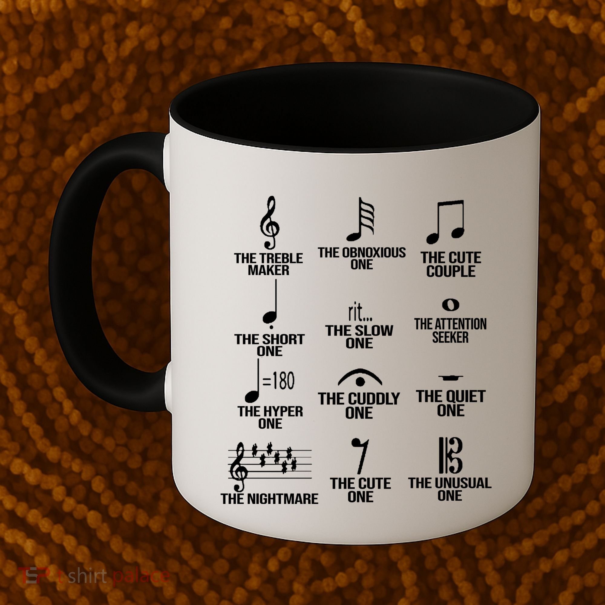 Musical Notes Symbol Humor Funny Coffee Mug