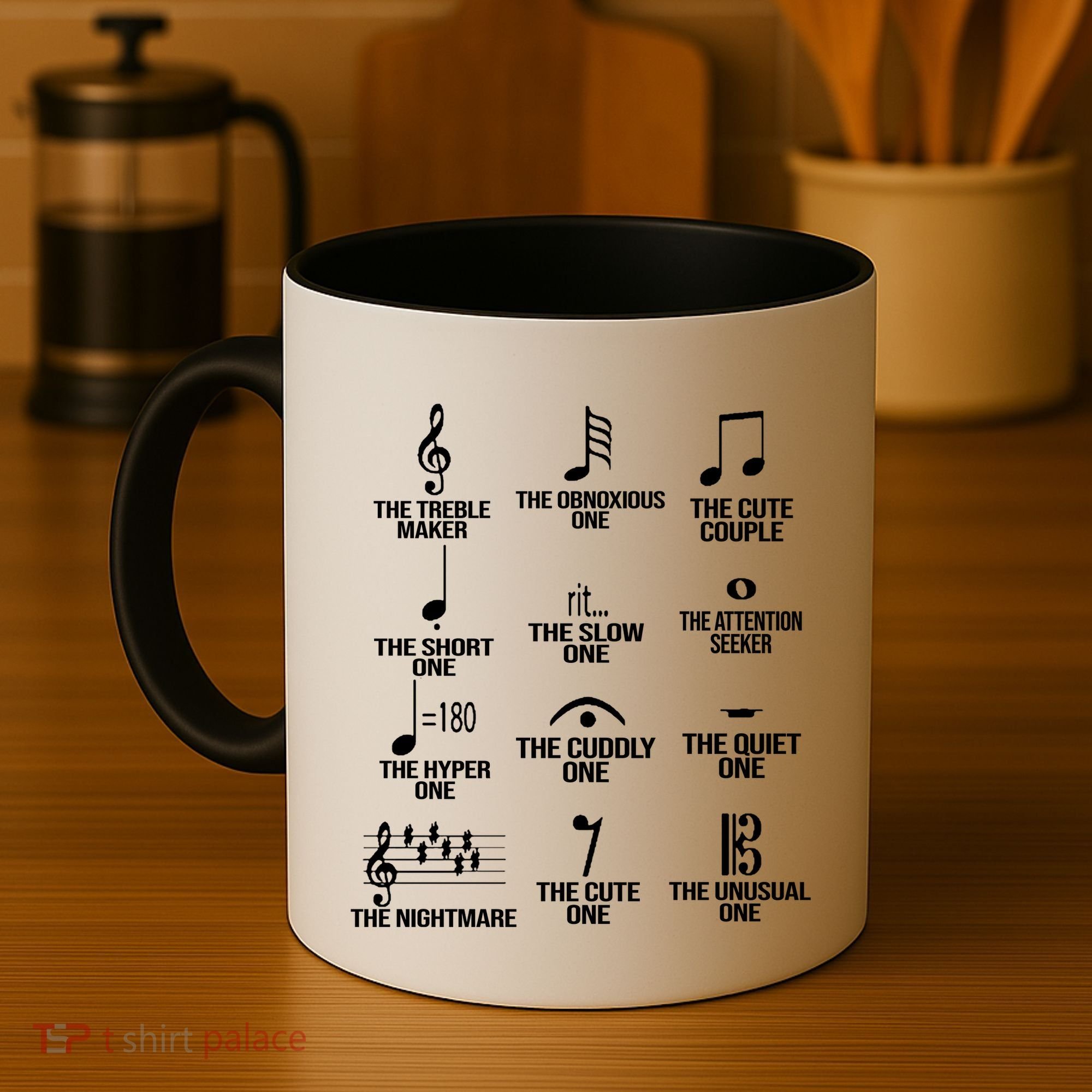 Musical Notes Symbol Humor Funny Coffee Mug