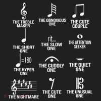 Musical Notes Symbol Humor Funny Beanie thumb 2