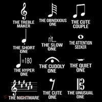 Musical Notes Symbol Humor Funny Women's Hoodie thumb 2