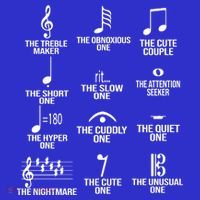 Musical Notes Symbol Humor Funny Long Sleeve Shirt thumb 2