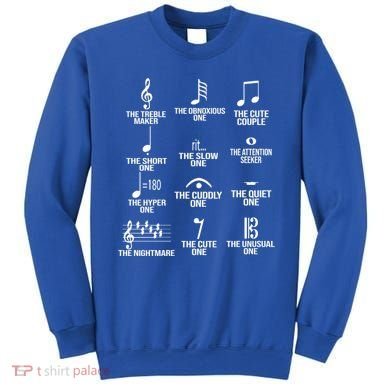 Musical Notes Symbol Humor Funny Sweatshirt