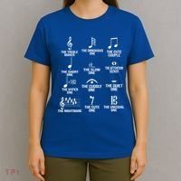Musical Notes Symbol Humor Funny T-Shirt thumb 4