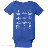 Musical Notes Symbol Humor Funny Baby Bodysuit thumb 0