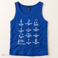 Musical Notes Symbol Humor Funny Tank Top thumb 2