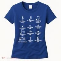 Musical Notes Symbol Humor Funny Women's T-Shirt thumb 0