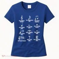 Musical Notes Symbol Humor Funny Women's T-Shirt thumb 0