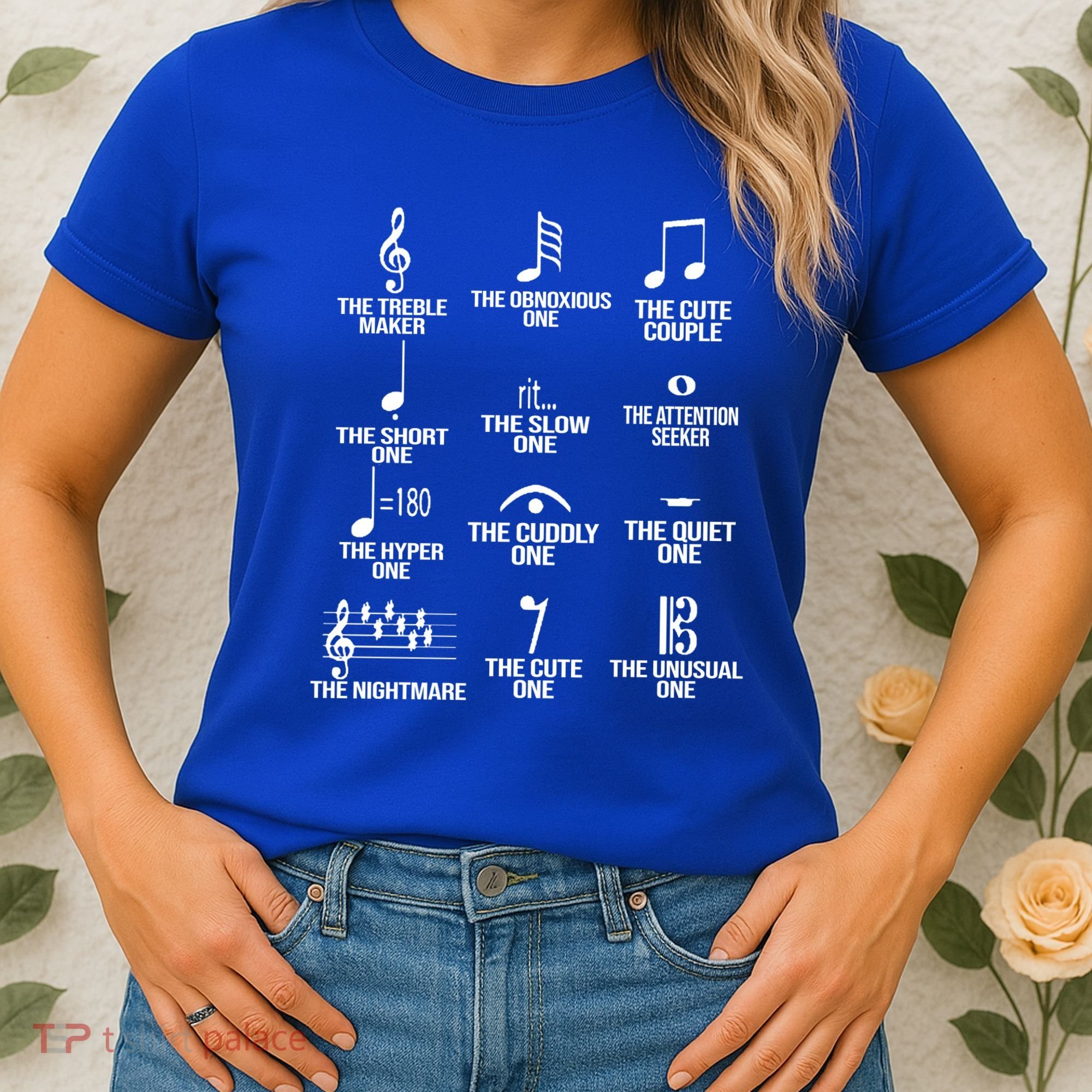 Musical Notes Symbol Humor Funny Women's T-Shirt