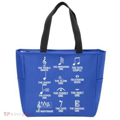 Musical Notes Symbol Humor Funny Tote Bag