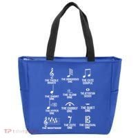 Musical Notes Symbol Humor Funny Tote Bag thumb 0