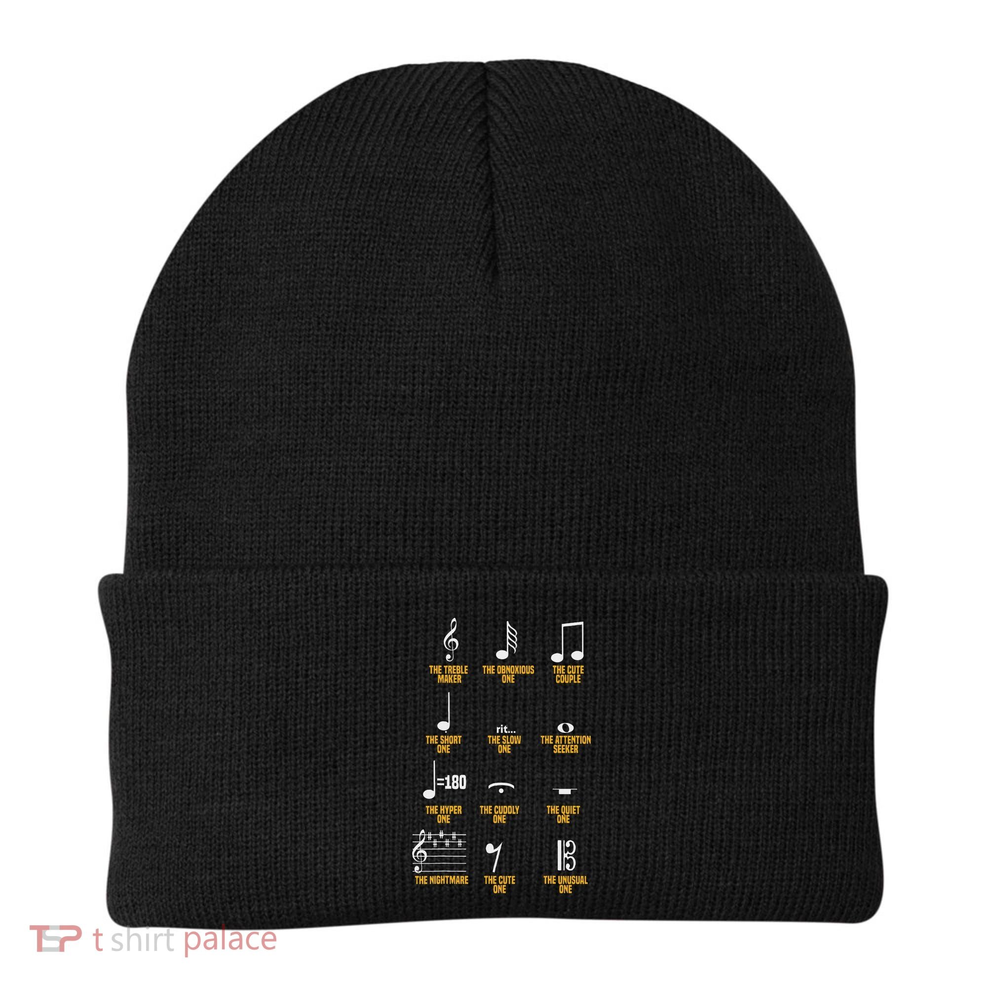 Musical Notes Symbol Definition Humor Musician Beanie
