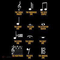 Musical Notes Symbol Definition Humor Musician Women's Hoodie thumb 2