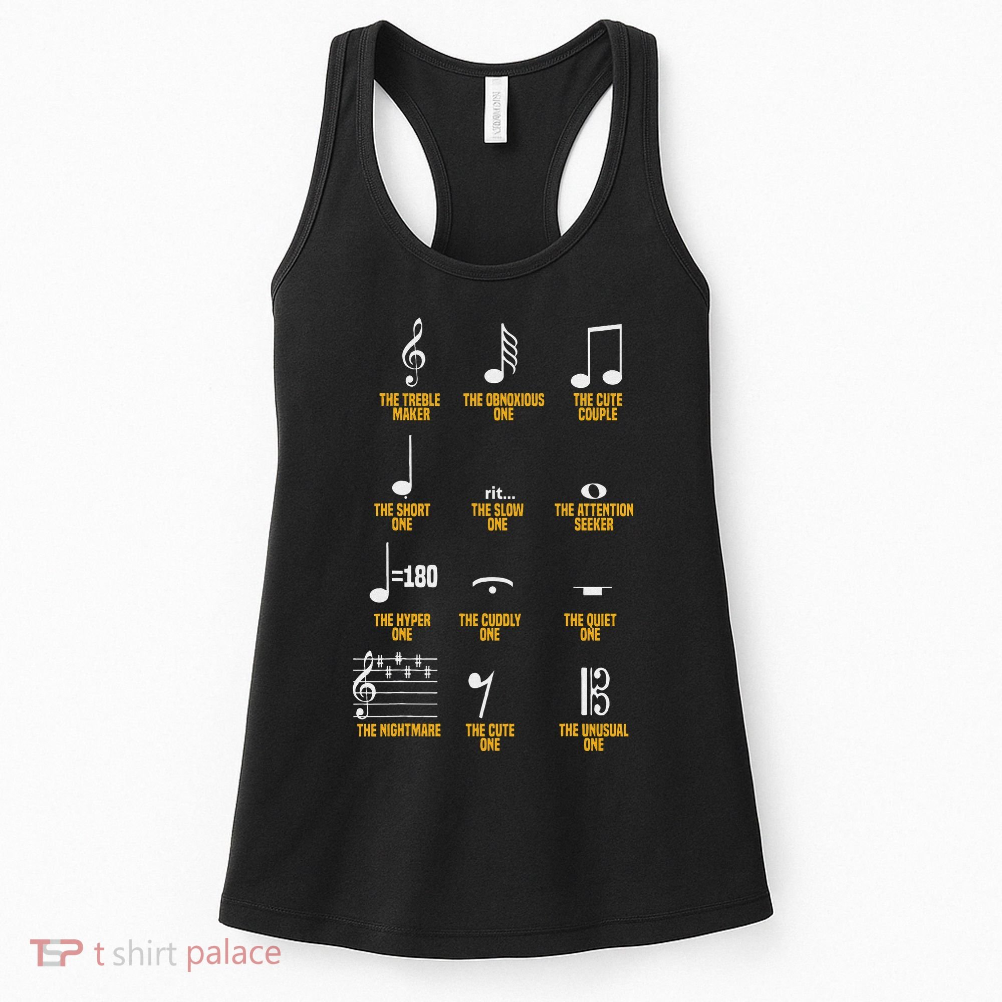 Musical Notes Symbol Definition Humor Musician Women's Tank Top