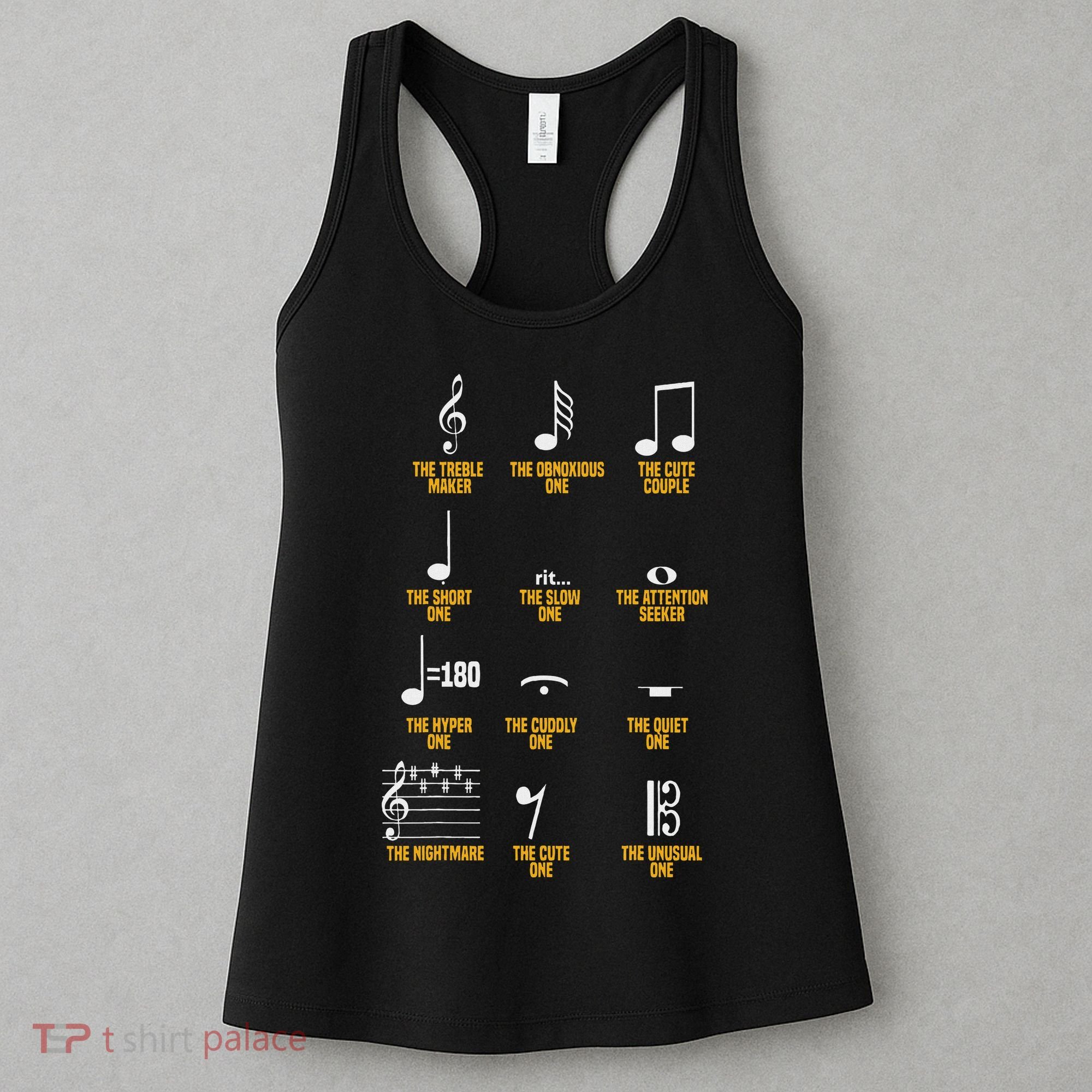 Musical Notes Symbol Definition Humor Musician Women's Tank Top